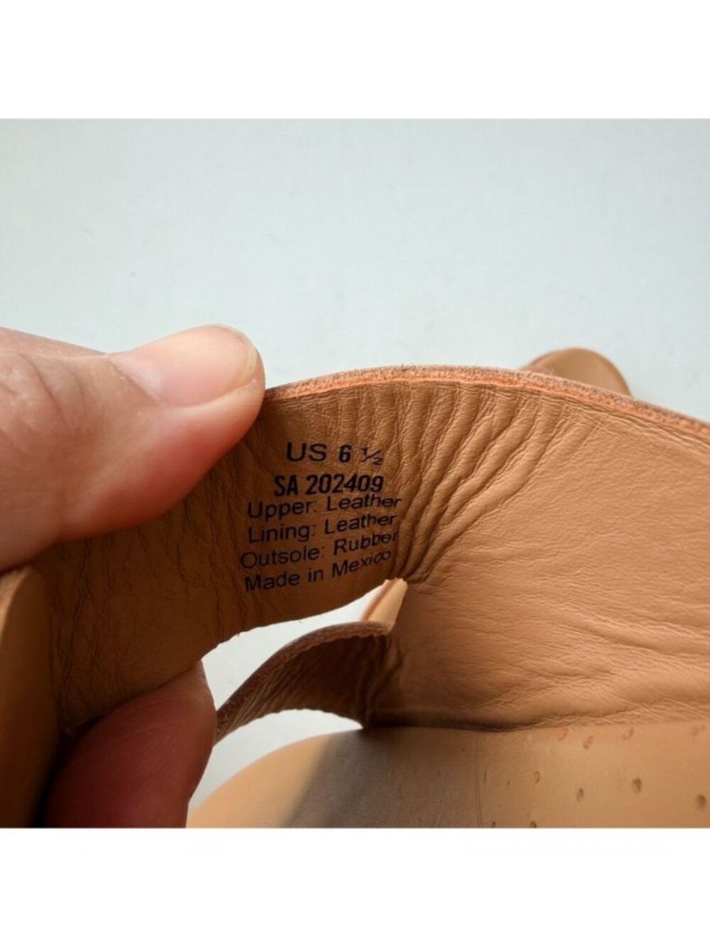 Nisolo Ella Platform Slide Womens Size 6.5 Beige Leather Sandals Comfor - Picture 9 of 12